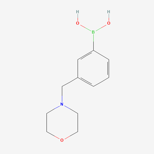 [3-(Morpholin-4-ylmethyl)phenyl]boronic acid hydrochloride (CAS: 397843-58-2) - Chemical Structure and Molecular Formula 