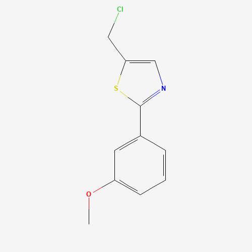 5-(Chloromethyl)-2-(3-methoxyphenyl)-1,3-thiazole hydrochloride (CAS: 915920-12-6) - Related Chemical Product