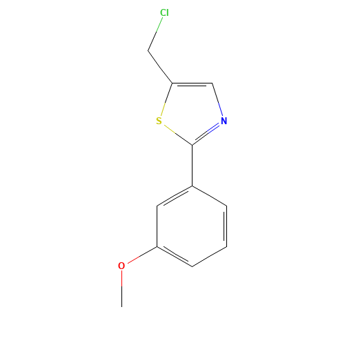 5-(Chloromethyl)-2-(3-methoxyphenyl)-1,3-thiazole hydrochloride (CAS: 915920-12-6) - Related Chemical Product
