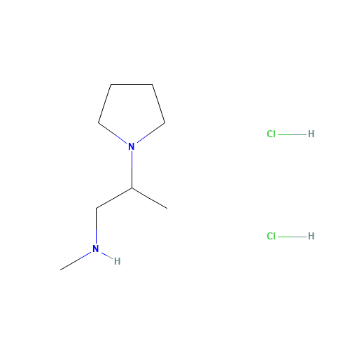 N-Methyl-2-pyrrolidin-1-ylpropan-1-amine dihydrochloride (CAS: 901586-29-6) - Related Chemical Product