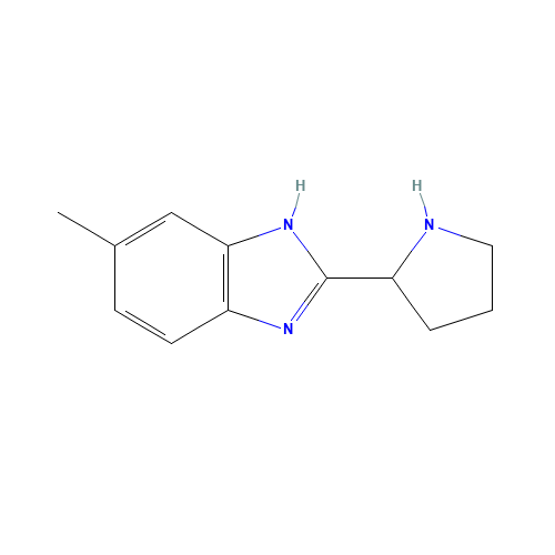 5-Methyl-2-pyrrolidin-2-yl-1H-benzimidazole dihydrochloride (CAS: 885278-00-2) - Related Chemical Product