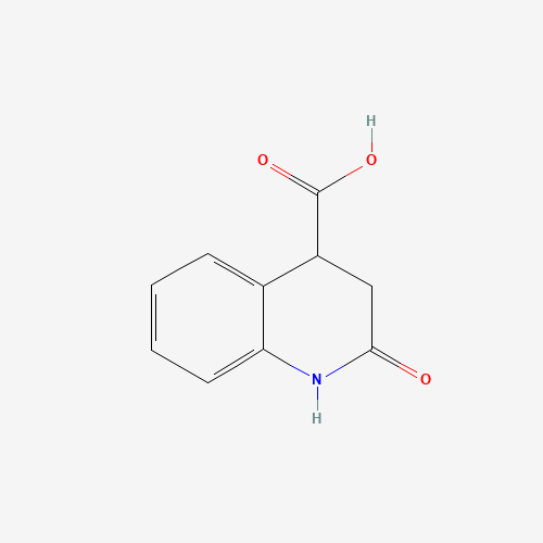 2-Oxo-1,2,3,4-tetrahydroquinoline-4-carboxylic acid (CAS: 14179-84-1) - Chemical Structure and Molecular Formula 