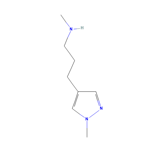 N-Methyl-3-(1-methyl-1H-pyrazol-4-yl)propan-1-amine (CAS: 1227465-68-0) - Related Chemical Product