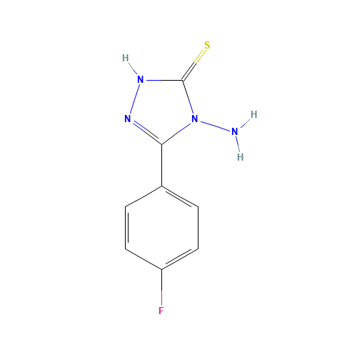4-Amino-5-(4-fluorophenyl)-4H-1,2,4-triazole-3-thiol (CAS: 61019-25-8) - Related Chemical Product