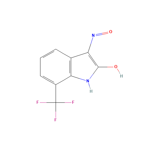 (3Z)-7-(Trifluoromethyl)-1H-indole-2,3-dione 3-oxime (CAS: 74396-78-4) - Related Chemical Product