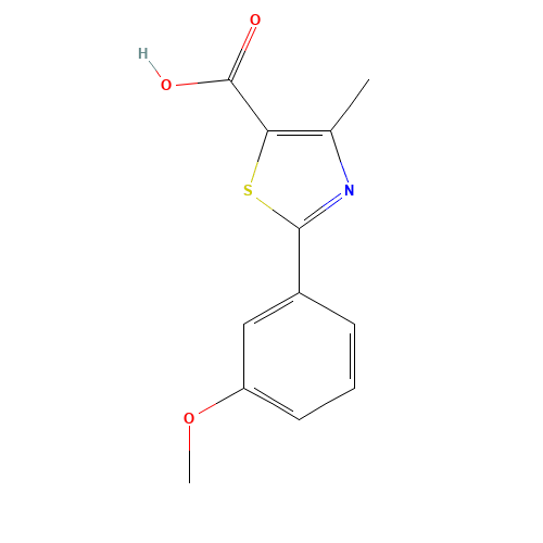 2-(3-Methoxyphenyl)-4-methyl-1,3-thiazole-5-carboxylic acid (CAS: 879636-95-0) - Related Chemical Product