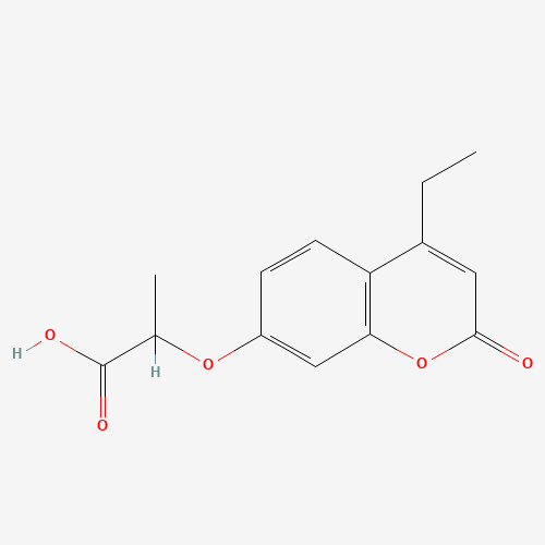 2-[(4-Ethyl-2-oxo-2H-chromen-7-yl)oxy]-propanoic acid (CAS: 314742-23-9) - Related Chemical Product