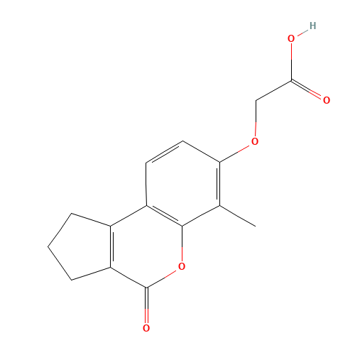 [(6-Methyl-4-oxo-1,2,3,4-tetrahydrocyclopenta[c]-chromen-7-yl)oxy]acetic acid (CAS: 314743-72-1) - Related Chemical Product