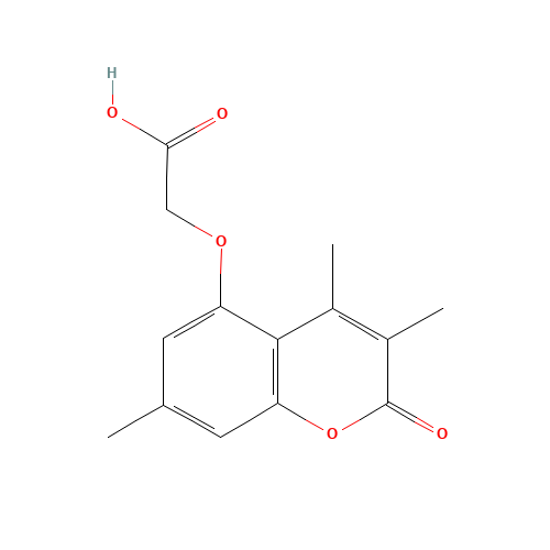 [(3,4,7-Trimethyl-2-oxo-2H-chromen-5-yl)oxy]-acetic acid (CAS: 853892-41-8) - Related Chemical Product