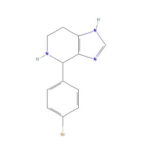 4-(4-Bromophenyl)-4,5,6,7-tetrahydro-3H-imidazo[4,5-c]pyridine (CAS: 7271-11-6) - Related Chemical Product