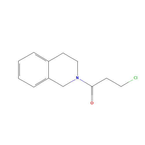 2-(3-Chloropropanoyl)-1,2,3,4-tetrahydroisoquinoline (CAS: 10579-67-6) - Related Chemical Product