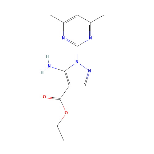 Ethyl 5-amino-1-(4,6-dimethylpyrimidin-2-yl)-1H-pyrazole-4-carboxylate (CAS: 91644-39-2) - Related Chemical Product