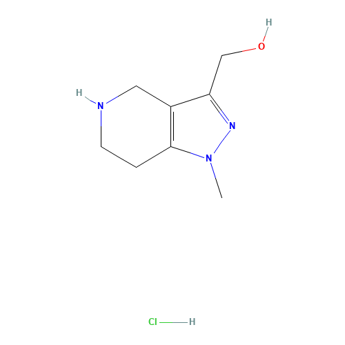 (1-Methyl-4,5,6,7-tetrahydro-1H-pyrazolo-[4,3-c]pyridin-3-yl)methanol hydrochloride (CAS: 1227465-76-0) - Related Chemical Product