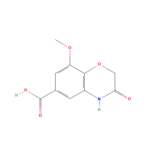 8-Methoxy-3-oxo-3,4-dihydro-2H-1,4-benzoxazine-6-carboxylic acid (CAS: 5446-56-0) - Related Chemical Product