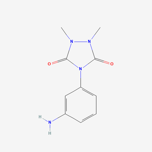 4-(3-Aminophenyl)-1,2-dimethyl-1,2,4-triazolidine-3,5-dione (CAS: 1160263-99-9) - Related Chemical Product