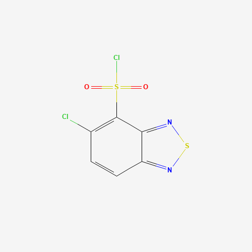 5-Chloro-2,1,3-benzothiadiazole-4-sulfonyl chloride (CAS: 100130-48-1) - Chemical Structure and Molecular Formula 