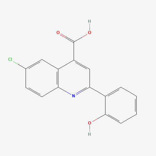 6-Chloro-2-(2-hydroxyphenyl)quinoline-4-carboxylic acid (CAS: 669753-96-2) - Related Chemical Product