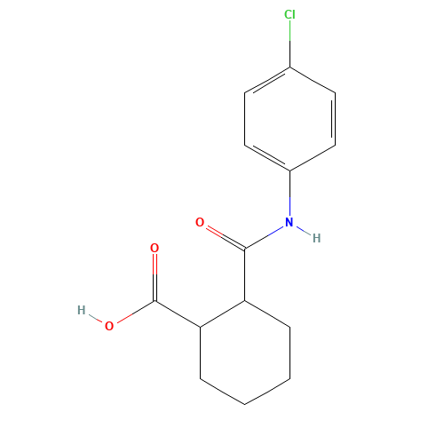 2-{[(4-Chlorophenyl)amino]-carbonyl}cyclohexanecarboxylic acid (CAS: 101937-67-1) - Related Chemical Product