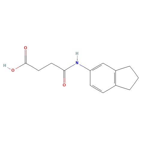 4-(2,3-Dihydro-1H-inden-5-ylamino)-4-oxobutanoic acid (CAS: 847588-85-6) - Related Chemical Product