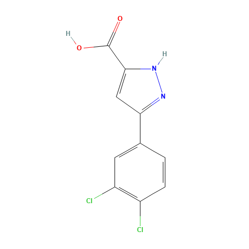 3-(3,4-Dichlorophenyl)-1H-pyrazole-5-carboxylic acid (CAS: 276684-04-9) - Related Chemical Product