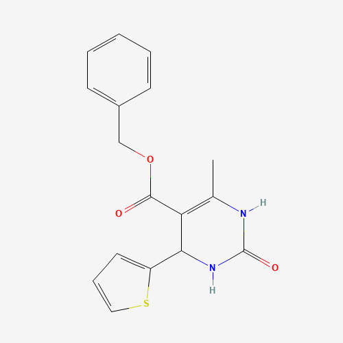 Benzyl 6-methyl-2-oxo-4-(2-thienyl)-1,2,3,4-tetrahydropyrimidine-5-carboxylate (CAS: 312623-13-5) - Related Chemical Product