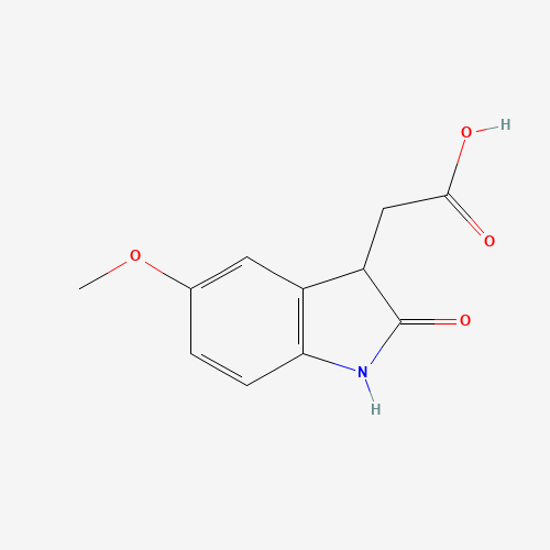 (5-Methoxy-2-oxo-2,3-dihydro-1H-indol-3-yl)-acetic acid (CAS: 885272-25-3) - Related Chemical Product