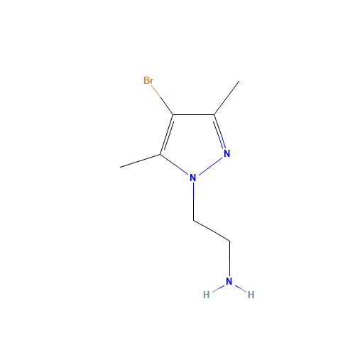 [2-(4-Bromo-3,5-dimethyl-1H-pyrazol-1-yl)ethyl]-amine (CAS: 562815-07-0) - Related Chemical Product
