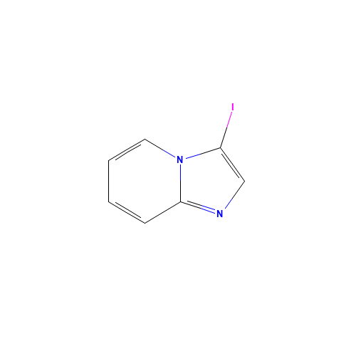 3-Iodoimidazo[1,2-a]pyridine (CAS: 307503-19-1) - Chemical Structure and Molecular Formula 