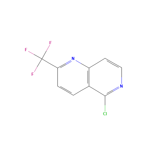 5-Chloro-2-(trifluoromethyl)-1,6-naphthyridine (CAS: 890301-88-9) - Related Chemical Product