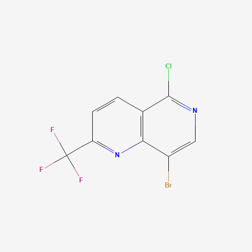 8-Bromo-5-chloro-2-(trifluoromethyl)-1,6-naphthyridine (CAS: 890301-89-0) - Related Chemical Product