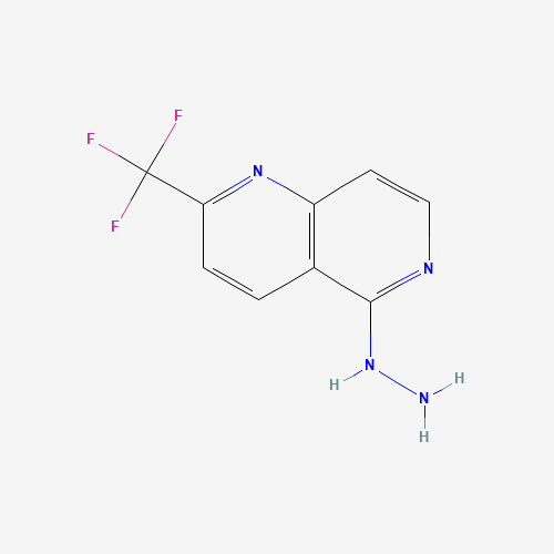 5-Hydrazino-2-(trifluoromethyl)-1,6-naphthyridine (CAS: 890302-19-9) - Related Chemical Product