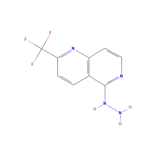 5-Hydrazino-2-(trifluoromethyl)-1,6-naphthyridine (CAS: 890302-19-9) - Related Chemical Product