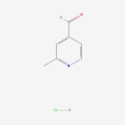 2-Methylisonicotinaldehyde hydrochloride (CAS: 1171742-69-0) - Chemical Structure and Molecular Formula 