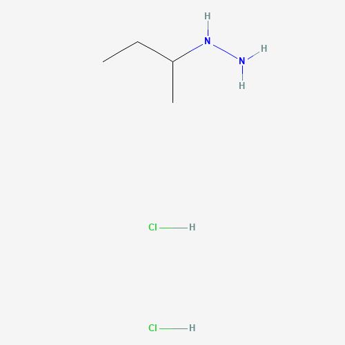 sec-Butylhydrazine dihydrochloride (CAS: 1177361-36-2) - Chemical Structure and Molecular Formula 