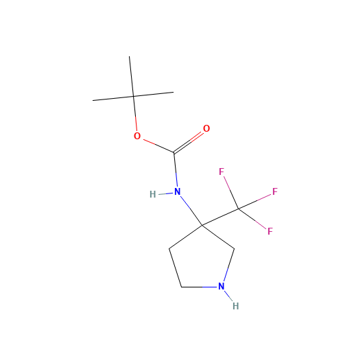 tert-Butyl[3-(trifluoromethylpyrrolidine-3-yl)]-carbamate (CAS: 186203-13-4) - Related Chemical Product