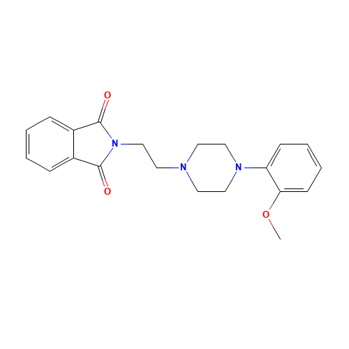 2-(2-(4-(2-Methoxyphenyl)piperazin-1-yl)ethyl)isoindoline-1,3-dione (CAS: 99718-67-9) - Related Chemical Product