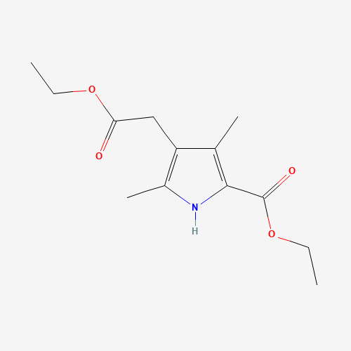 Ethyl 4-(2-ethoxy-2-oxoethyl)-3,5-dimethyl-1H-pyrrole-2-carboxylate (CAS: 40345-42-4) - Related Chemical Product