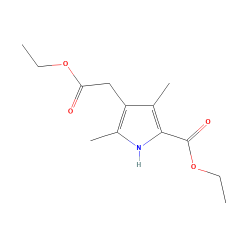 Ethyl 4-(2-ethoxy-2-oxoethyl)-3,5-dimethyl-1H-pyrrole-2-carboxylate (CAS: 40345-42-4) - Related Chemical Product