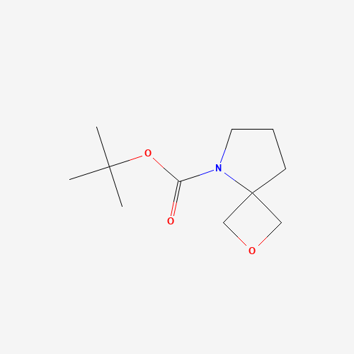 2-Oxa-5-azaspiro[3.4]octane-5-carboxylic acid tert-butyl ester (CAS: 1245816-30-1) - Chemical Structure and Molecular Formula 