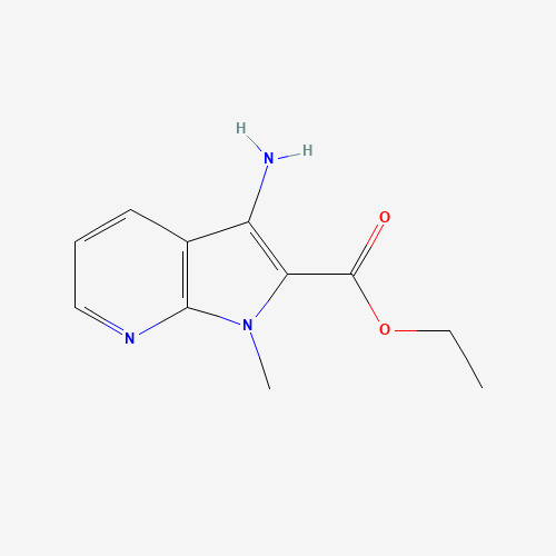 Ethyl 3-amino-1-methyl-1H-pyrrolo-[2,3-b]pyridine-2-carboxylate (CAS: 181283-92-1) - Related Chemical Product