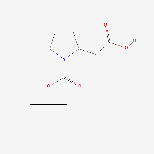 2-{1-[(tert-Butoxy)carbonyl]pyrrolidin-2-yl}acetic acid (CAS: 194154-91-1) - Related Chemical Product