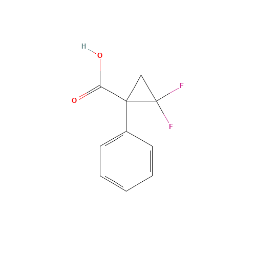 2,2-Difluoro-1-phenyl-cyclopropanecarboxylic acid (CAS: 156021-07-7) - Related Chemical Product