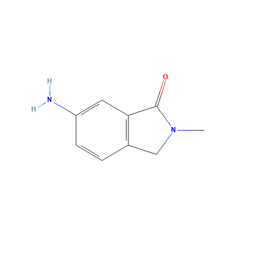 6-Amino-2,3-dihydro-2-methyl-1H-Isoindol-1-one (CAS: 69189-26-0) - Chemical Structure and Molecular Formula 