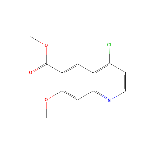 6-Quinolinecarboxylic acid, 4-chloro-7-methoxy-, methyl ester (CAS: 205448-66-4) - Related Chemical Product