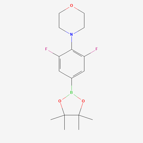 4-(2,6-Difluoro-4-(4,4,5,5-tetramethyl-1,3,2-dioxaborolan-2-yl)phenyl)morpholine (CAS: 1313738-69-0) - Related Chemical Product