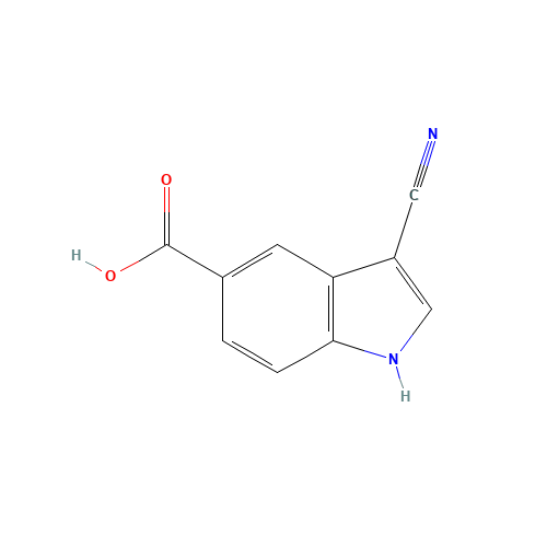 3-Cyano-1H-indole-5-carboxylic acid (CAS: 889942-87-4) - Related Chemical Product