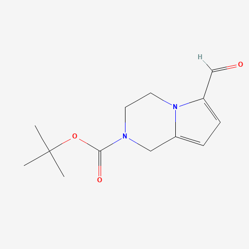 tert-Butyl 6-formyl-3,4-dihydro-1H-pyrrolo[1,2-a]pyrazine-2-carboxylate (CAS: 1174068-79-1) - Related Chemical Product
