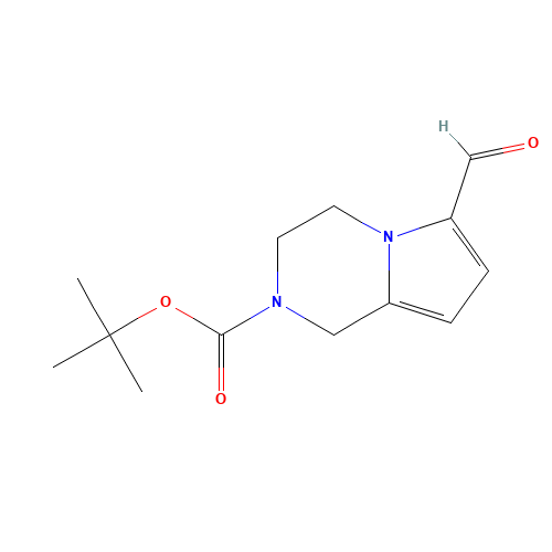 tert-Butyl 6-formyl-3,4-dihydro-1H-pyrrolo[1,2-a]pyrazine-2-carboxylate (CAS: 1174068-79-1) - Related Chemical Product