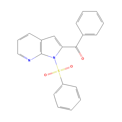 Phenyl(1-(phenylsulfonyl)-1H-pyrrolo[2,3-b]pyridin-2-yl)methanon (CAS: 1198283-74-7) - Related Chemical Product