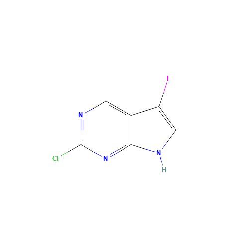 2-Chloro-5-iodo-7H-pyrrolo[2,3-d]pyrimidine (CAS: 1060815-90-8) - Related Chemical Product